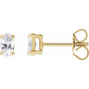 14K Yellow 1/2 CTW Lab-Grown Diamond Stud Earrings