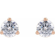 14K Rose 1/4 CTW Lab-Grown Diamond Stud Earrings