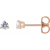 14K Rose 1/5 CTW Lab-Grown Diamond Stud Earrings