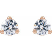 14K Rose 1/5 CTW Lab-Grown Diamond Stud Earrings