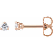 14K Rose 1/6 CTW Lab-Grown Diamond Stud Earrings