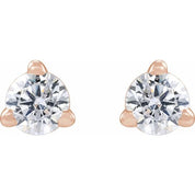 14K Rose 1/6 CTW Lab-Grown Diamond Stud Earrings
