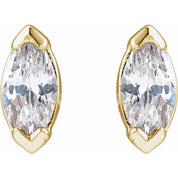 14K Yellow 1/6 CTW Lab-Grown Diamond Stud Earrings