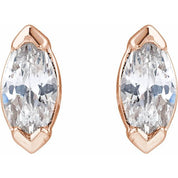 14K Rose 1/6 CTW Lab-Grown Diamond Stud Earrings