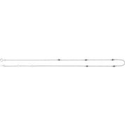 14K White 1/4 CTW Natural Black Diamond 5-Station 16-18" Necklace