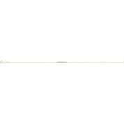 14K Yellow 1/10 CTW Natural Diamond Bar 6 1/2-7 1/2" Bracelet
