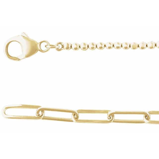 14K Yellow 3 1/5 CTW Natural Diamond Adjustable 15-18" Necklace