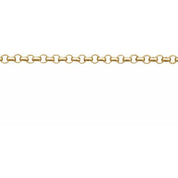 14K Yellow Recycled Metal 1.5 mm Rolo Chain by the Inch in Various Lengths