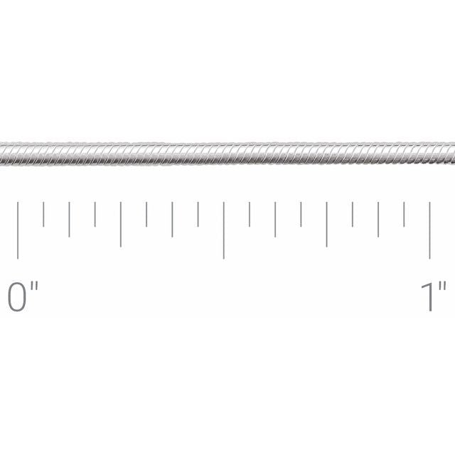 Sterling Silver 1.5 mm Snake Chain by the Inch