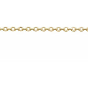 14K Yellow 1.4 mm Cable Chain by the Inch