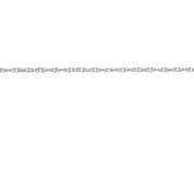 14K White Recycled Metal .75 mm Rope Chain by the Inch