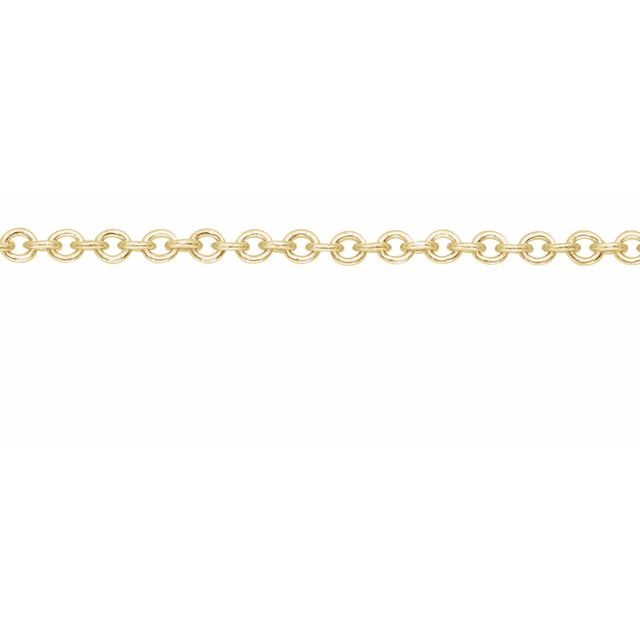 14K Yellow Gold-Filled 1.5 mm Cable Chain by the Inch and in Various Lengths