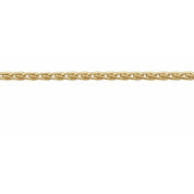 14K Yellow Recycled Metal 1.25 mm Chain by the Inch