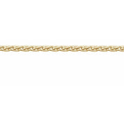 14K Yellow Recycled Metal 1.5 mm Wheat Chain by the Inch