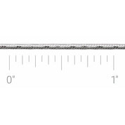 Sterling Silver 1.25 mm Diamond-Cut Snake Chain by the Inch