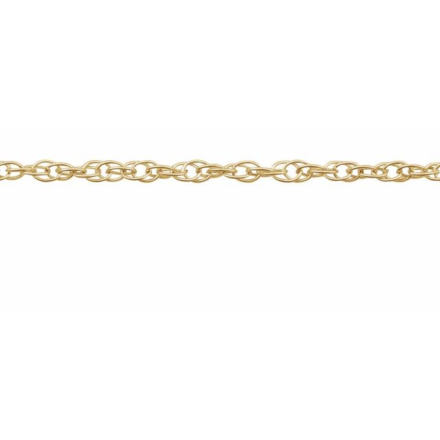 14K Yellow 1.5 mm Rope Chain by the Inch