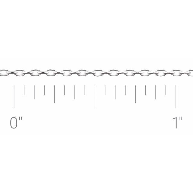 Sterling Silver 1.1 mm Cable Chain by the Inch