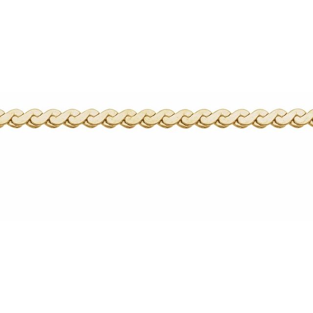 14K Yellow Gold-Filled 1.7 mm Serpentine Chain by the Inch