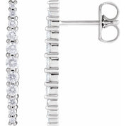 14K White 1/2 CTW Lab-Grown Diamond Earrings