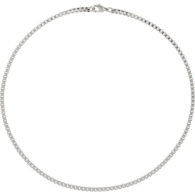 Stainless Steel 3 mm Box 18" Chain
