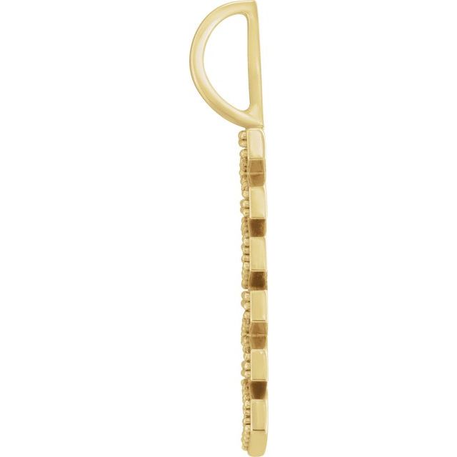 14K Yellow 1/10 CTW Natural Diamond Mama Charm/Pendant