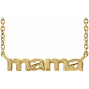 14K Yellow Mama 16" Necklace
