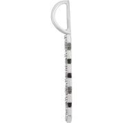 Sterling Silver 1/10 CTW Natural Diamond Mama Charm/Pendant