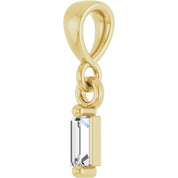 14K Yellow .06 CTW Natural Diamond Solitaire Pendant