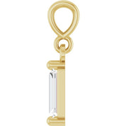 14K Yellow 1/6 CTW Natural Diamond Solitaire Pendant