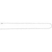 Sterling Silver 2.4 mm Cable 18" Chain