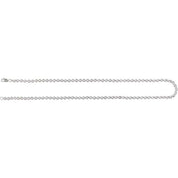 Sterling Silver 4 mm Cable 20" Chain