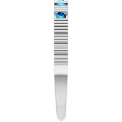 14K White Natural Blue Zircon Stackable Ring