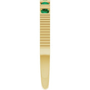 14K Yellow Lab-Grown Emerald Stackable Ring