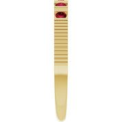14K Yellow Natural Ruby Stackable Ring