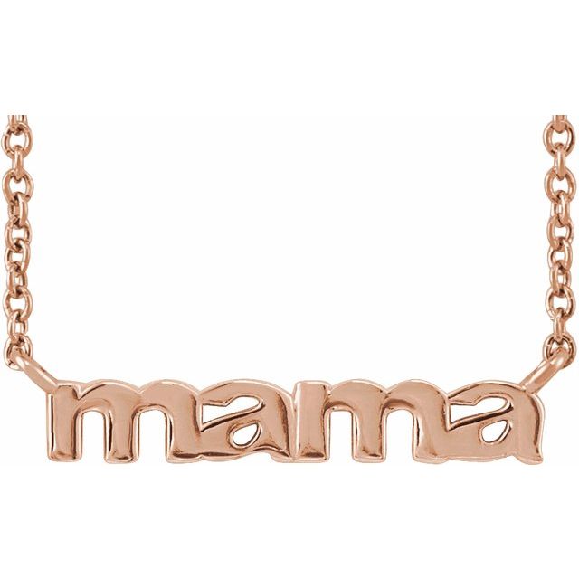 14K Rose Mama 16" Necklace