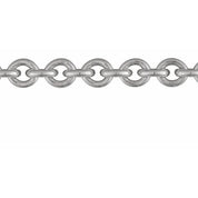 Sterling Silver 4.4 mm Cable Chain by the Inch