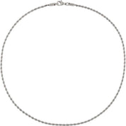 Stainless Steel 2.4 mm Rope 20" Chain