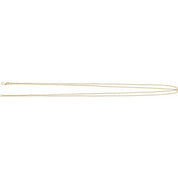 14K Yellow 1 mm Diamond-Cut Double-Strand Cable 18" Chain