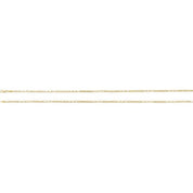 14K Yellow 2.5 mm Figaro 16" Chain