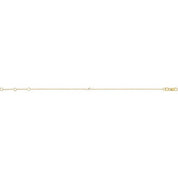 14K Yellow .04 CTW Natural Diamond Link 7" Bracelet