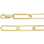 14K Yellow Gold-Filled 6.2 mm Paperclip-Style 20" Chain
