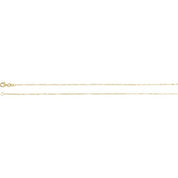 14K Yellow 1.25 mm Paperclip-Style 16" Chain