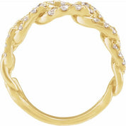 14K Yellow 1 CTW Lab-Grown Diamond Ring
