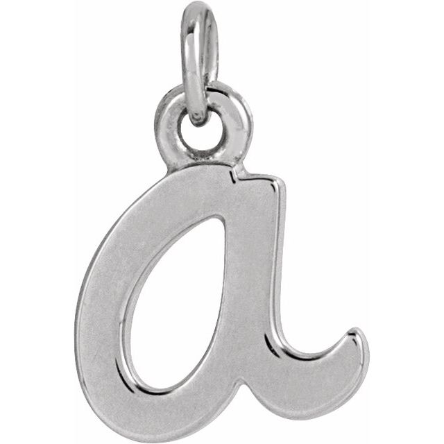 Sterling Silver Petite Initial A Pendant
