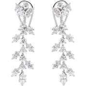 14K White 4 1/4 CTW Lab-Grown Diamond Earrings