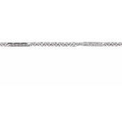 Sterling Silver 1.1 mm Dapped Cable Chain by the Inch