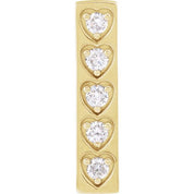 14K Yellow 1/5 CTW Natural Diamond Pendant