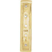 14K Yellow 1/5 CTW Natural Diamond Pendant