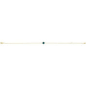 14K Yellow Lab-Grown Alexandrite  6 1/2-7-1/2" Bracelet