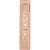 14K Rose 1/5 CTW Natural Diamond Pendant